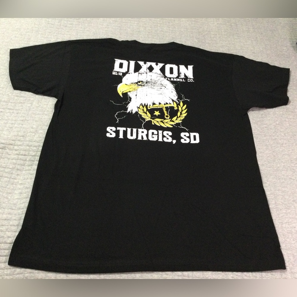 Dixxon Black Let Freedom Caw Sturgis Graphic Men's Shirt